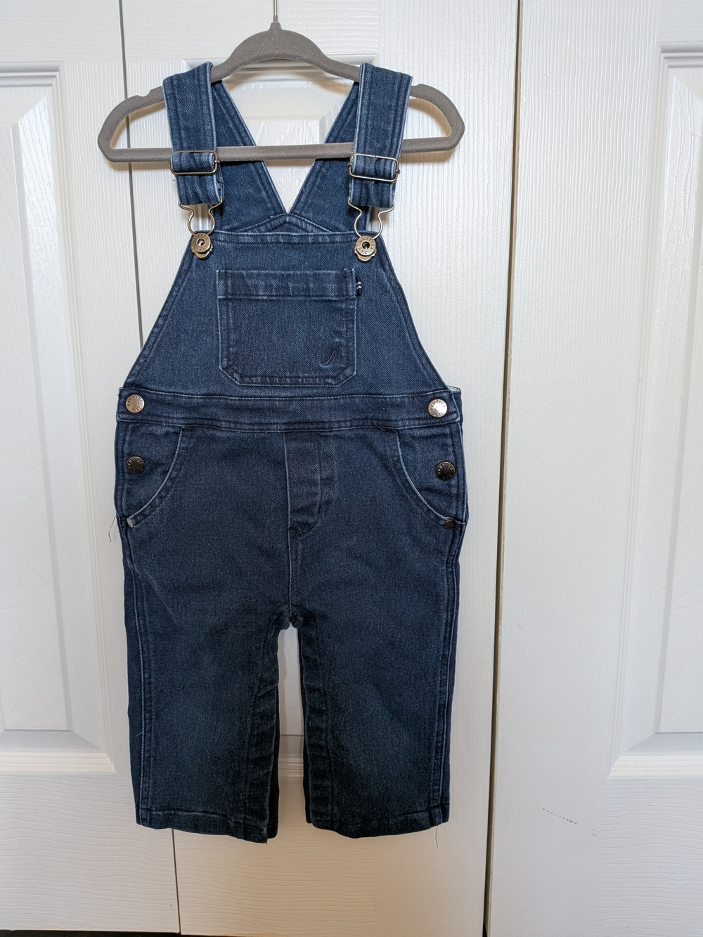 Nautica Dark Blue Denim Kids Overalls
